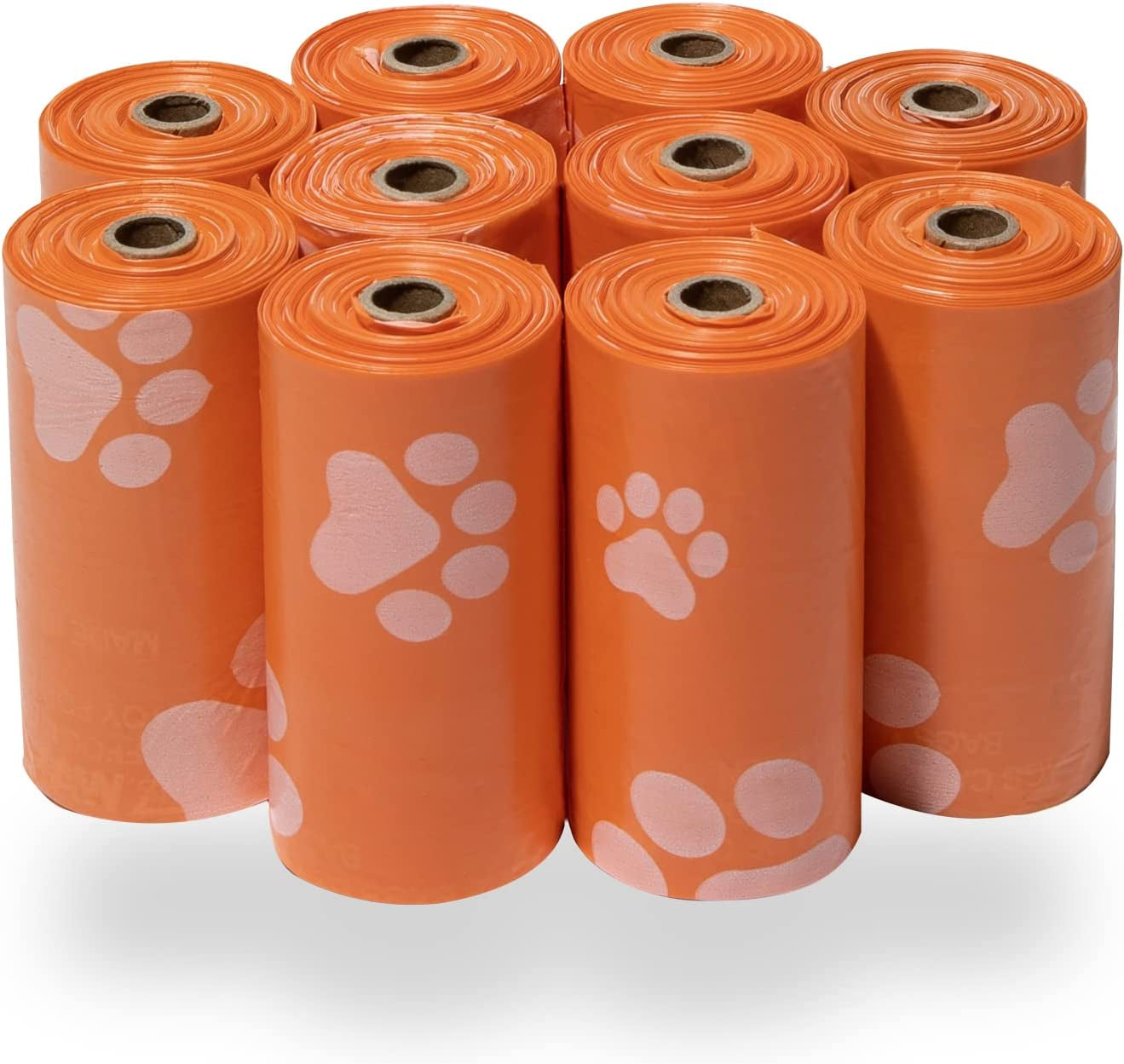 Dog Poop Bags for Waste Refuse Cleanup, Doggy Roll Replacements for Outdoor Puppy Walking and Travel, Leak Proof and Tear Resistant, Thick Plastic - Assorted, 150 Bags