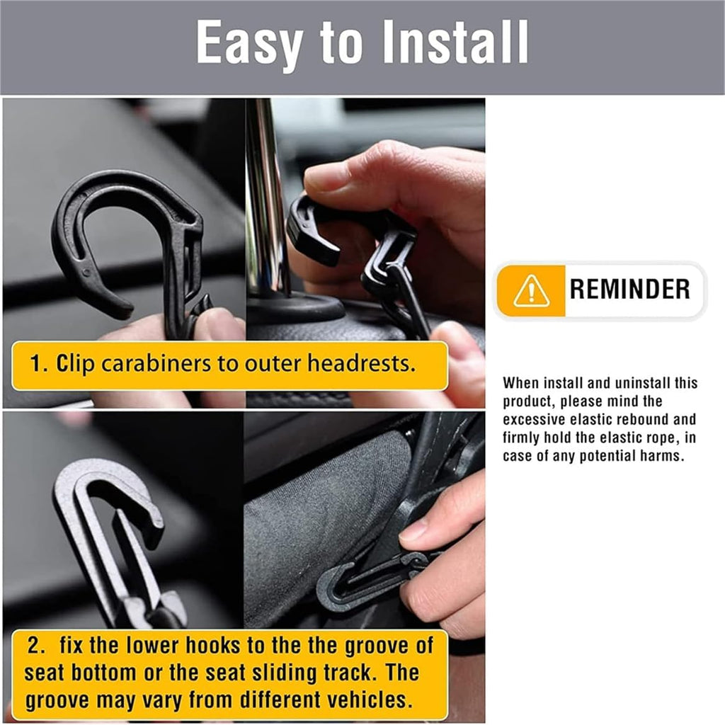 Dog Car Net Barrier Pet Barrier with Car Mesh Organizer for Dog & Child, Safety Divider with Upgraded Storage Pouch, Easy Install for Cars & Suvs